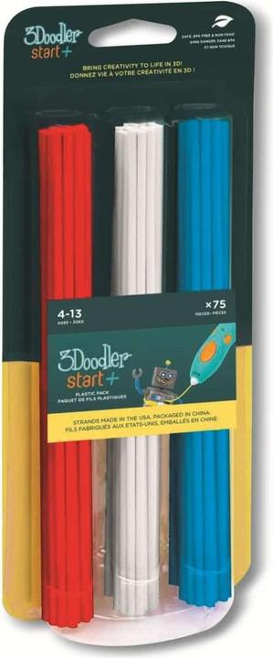 Produktbild 3Doodler Start 3DS-ECO-MIX1-75 (PLA, 2.50 mm, 90 g, Rot, Weiss, Blau)