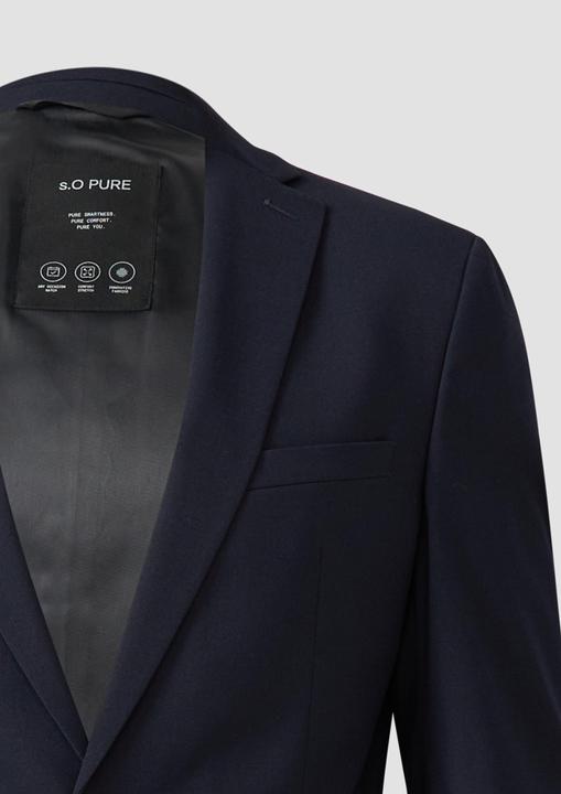 Immagine prodotto S.Oliver Indoor-Jacke s.O PURE: Anzug-Sakko aus melierter Stretch-Ware (54)