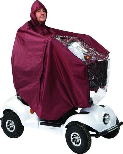 Actual product image Devilbiss Drive Medical rain cover for scooter blue