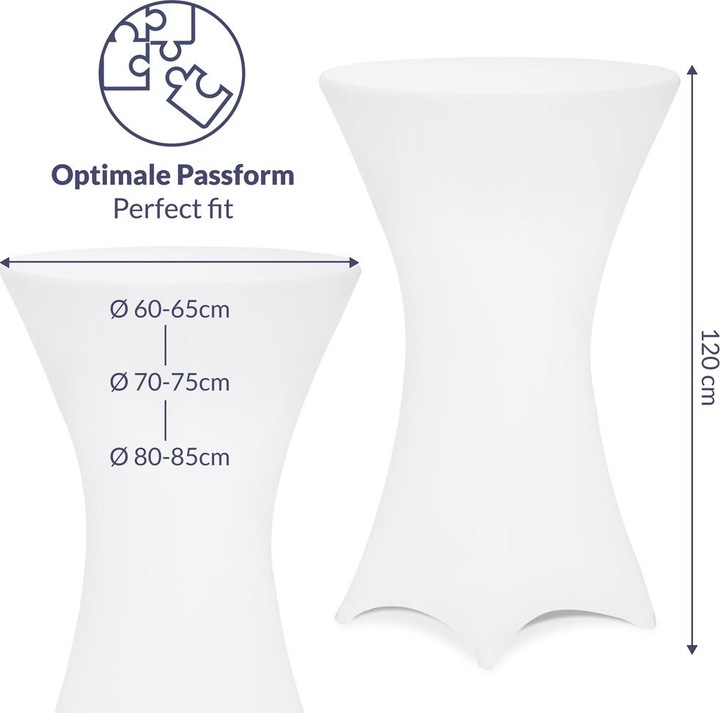 Produktbild Detex Stehischhussen (Ø 70 cm)