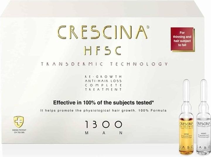 Crescina HFSC Transdermic Technology Ampulle Complex zur Wiederherstellung des Haarwachstums und gegen (70 ml)