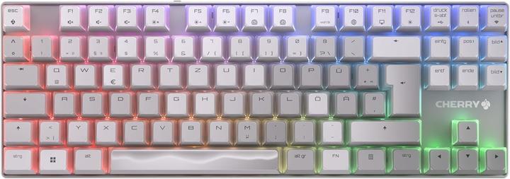 Actual product image CHERRY XTRFY TAS MX 8.2 XAGA TKL Wireless DE-Layout white (DE)