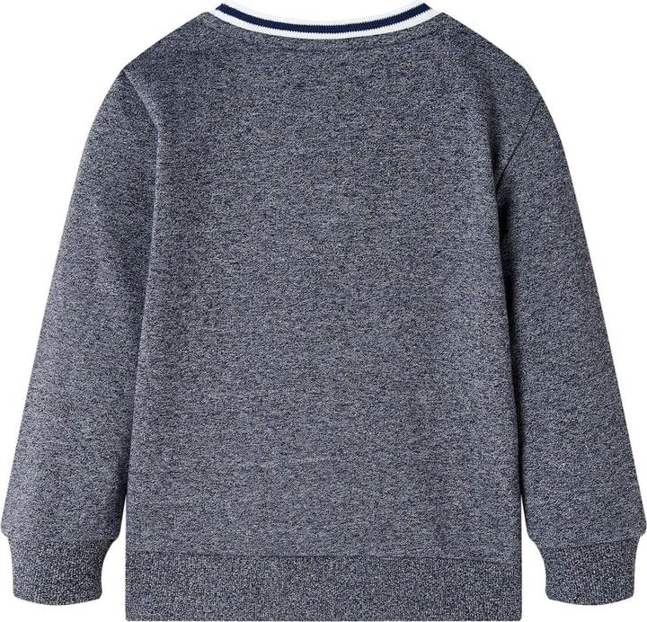 Image du produit VidaXL Sweat-shirt enfant bleu marine mélangé 140,Matière : 80 (140)