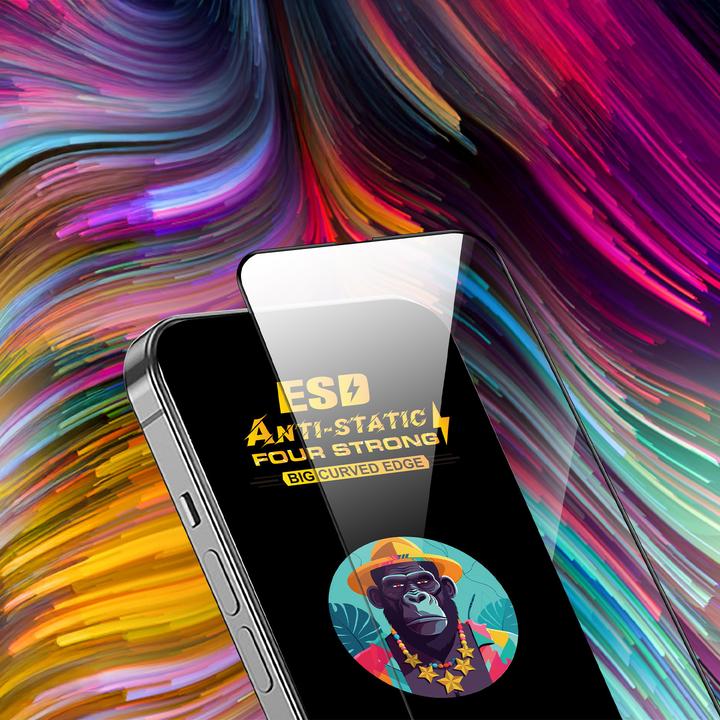 Produktbild OEM Universal tempered glass 9D OneFit AI-52 6,6" (10 Stk., Samsung Galaxy A35, Samsung Galaxy A55)