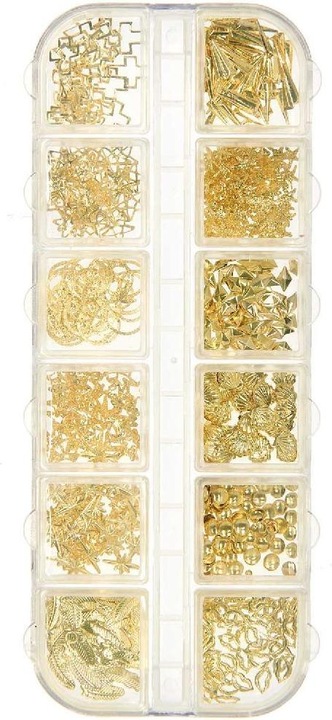 Produktbild Rico Design Füllmaterial Formen Mix, Gold, 8.500713