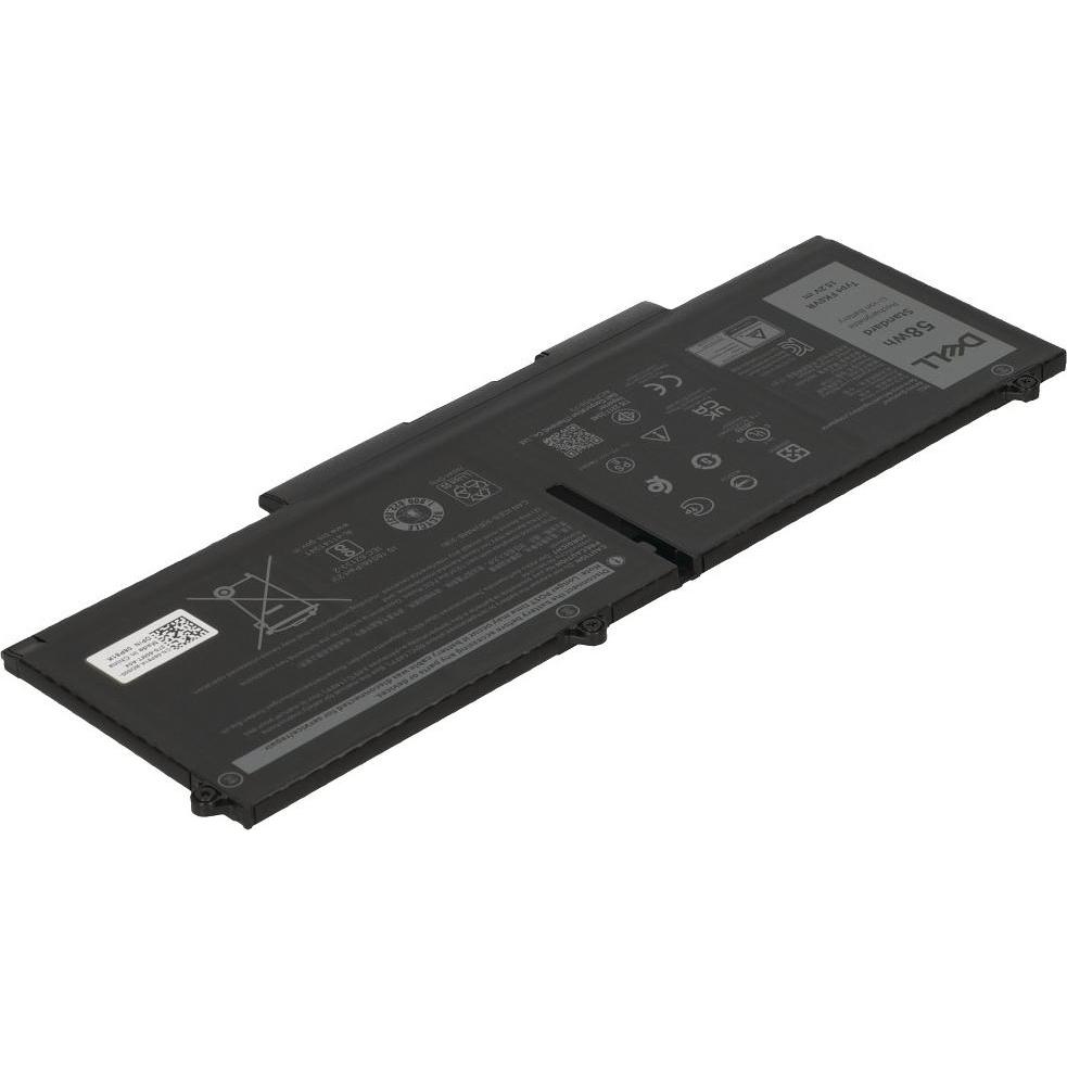 Dell BTRY,PRI,58WHR,4C,LITH,BYD (4 Zellen, 3625 mAh), Notebook Akku, Schwarz