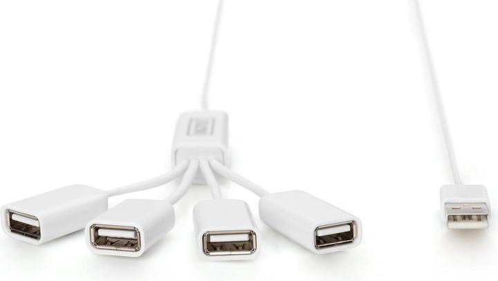 Actual product image Digitus slim spider (USB-A, 4 ports)