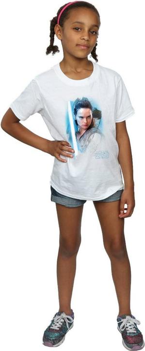 Actual product image Star Wars Girls Rey Brushed Cotton T-Shirt (140, 146)