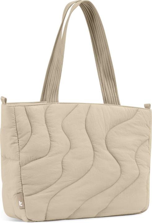 Actual product image tomtoc Terra-T38 Puffy Laptop Tote Bag, 13.5L, beige (16")