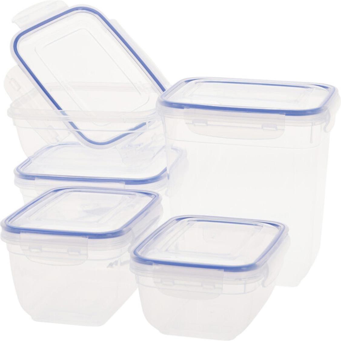 neuetischkultur Vorratsdose 5er Set, Vorratsbehälter, Transparent