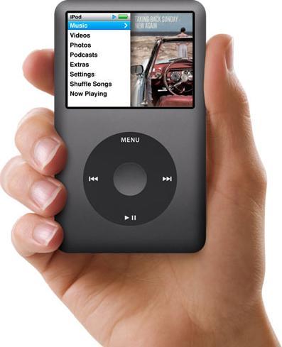 Actual product image Apple iPod 160GB, classic black