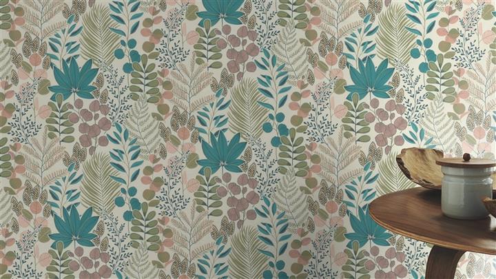 Produktbild Rasch Vliestapete 465310 Salsa Bltter grn blau