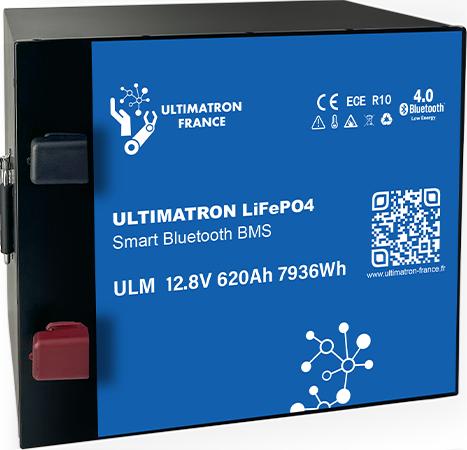 Produktbild Ultimatron ULM-12V-620Ah LiFePO4 Untersitz-Versorgungsbatterie (12.80 V, 620 Ah)
