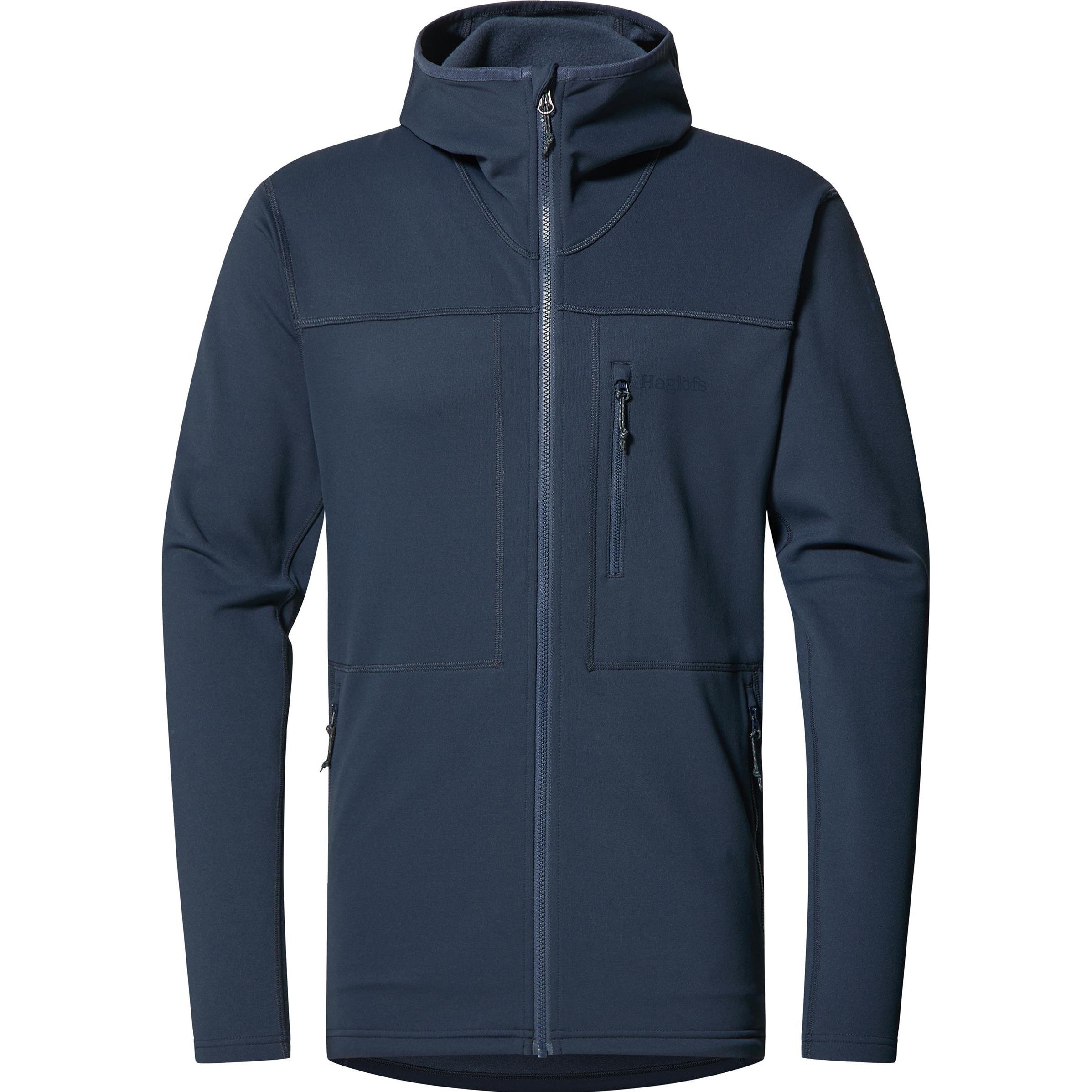 Haglöfs, Herren, Jacke, Rosson Mid Hoodie (M), Blau, M