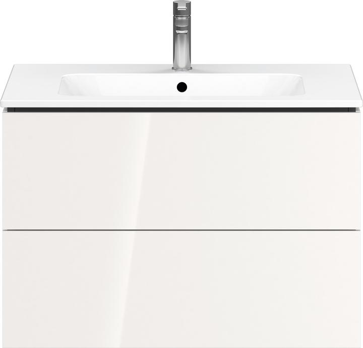 Actual product image Duravit Vanity unit L-CUBE 820x481x550mm white high gloss (48 x 48 x 55 cm)
