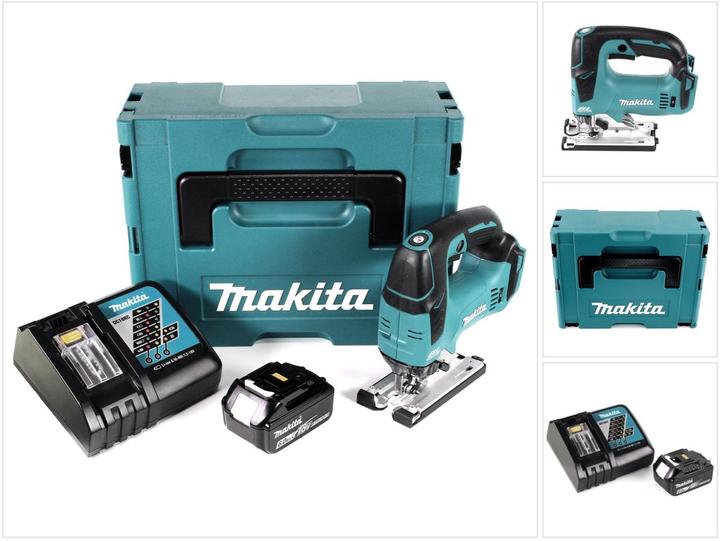 Produktbild Makita DJV 182 RG1J Akku Pendelhubstichsäge 18V Brushless + 1x Akku 6,0Ah + Ladegerät + Makpac