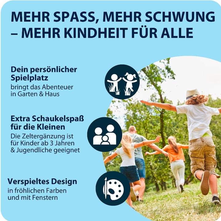 Image du produit Hudora Zelt Cosy Castle für Nestschaukel 90