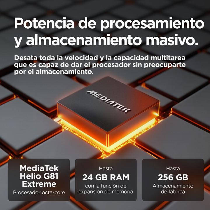 Immagine prodotto Motorola Moto G15 (256 GB, Arancia, 6.72", Doppia SIM, 4G)