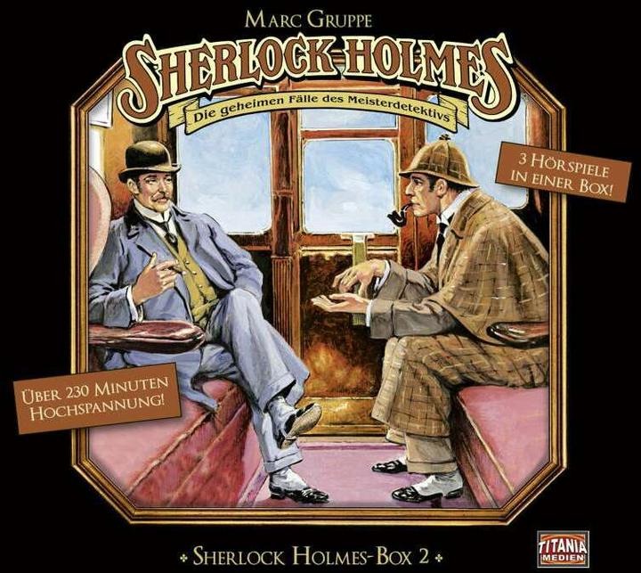 Produktbild Sherlock Holmes Box 2 (Titania Medien, Joachim Tennstedt, Sir Arthur Conan Doyle, Regina Lemnitz, Dirk Petrick, Deutsch)