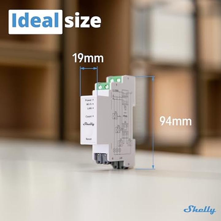 Actual product image Shelly Pro 3EM 400A