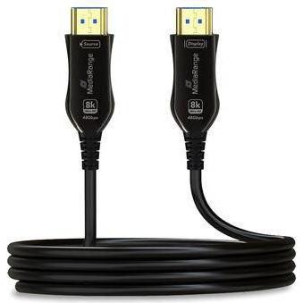 Thumbnail - MediaRange HDMI U High Speed Ethernet Kabel AOC 48Gibt/s 10m (10 m, HDMI), Video Kabel