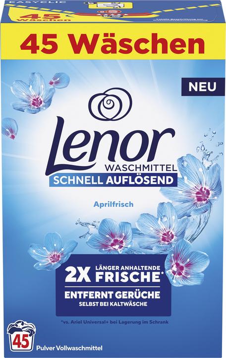 Immagine prodotto Lenor Aprilfrisch (45 Cicli di lavaggio, Detersivo in polvere)