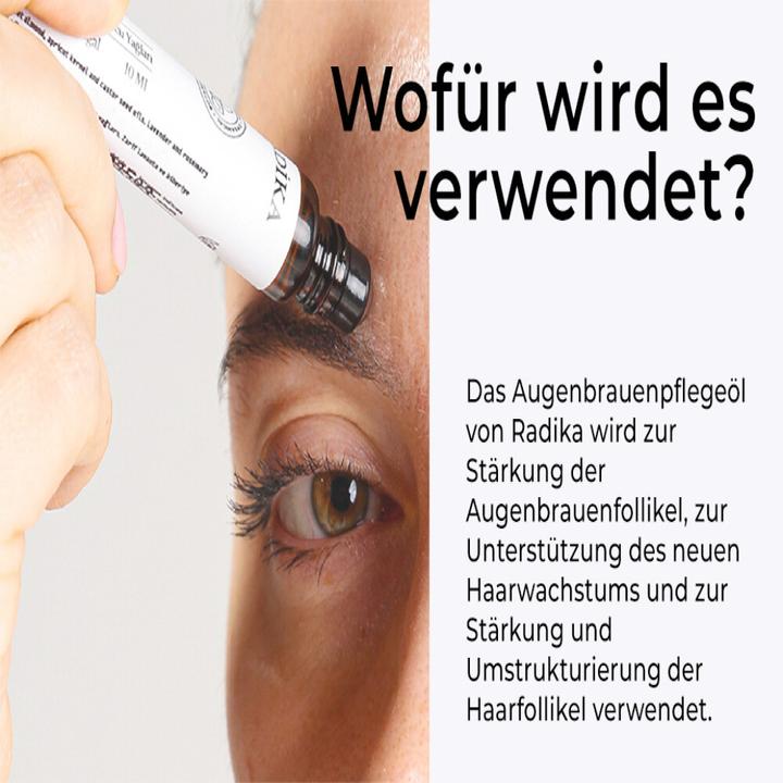 Actual product image Radika Eyebrow serum, vitamin AEF, 100% pure, BIO, natural, 10 ml (10 ml)