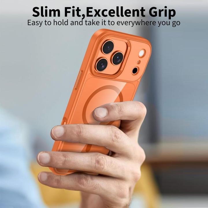 Produktbild Tech-Protect Magmat Magsafe Iphone 17 Pro Kosmisch Orange/Transparent (Apple iPhone 17 Pro)