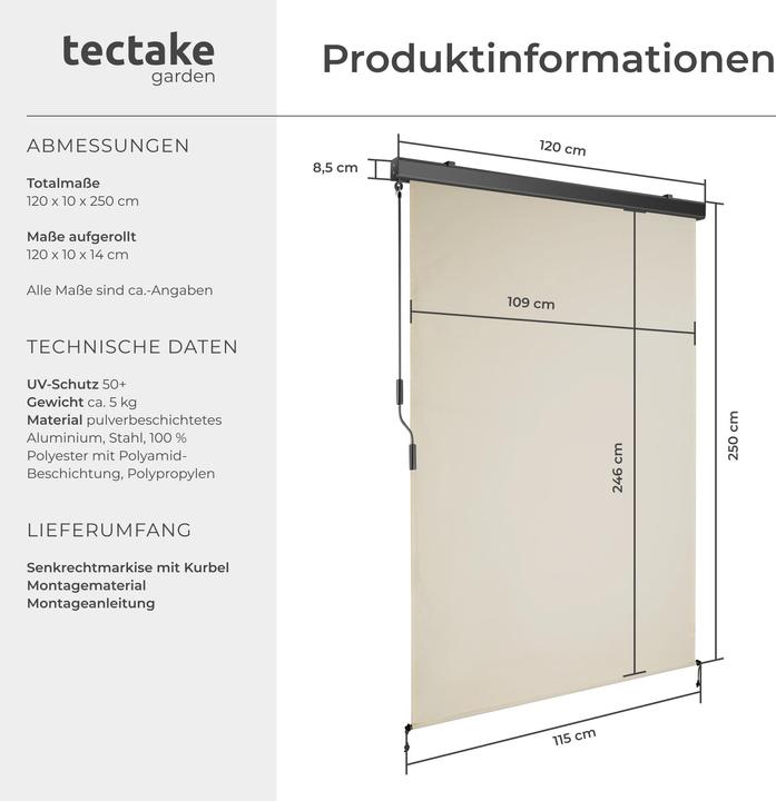 Produktbild tectake Eloise (1.20 m)