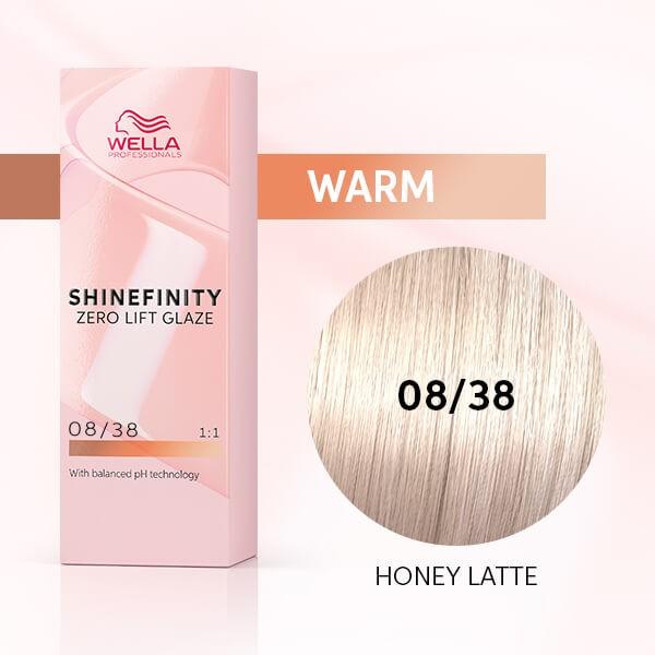 Image du produit Wella Shinefinity (08, 38 - Miel Latte)