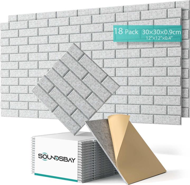 Soundsbay Akustikplatten-Set (18 Stk.)
