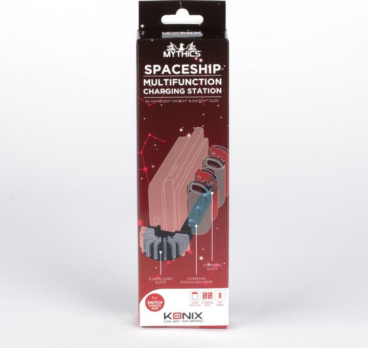 Actual product image Konix Mythics Cooling + Charging Stand Spaceship (Switch, Switch OLED)