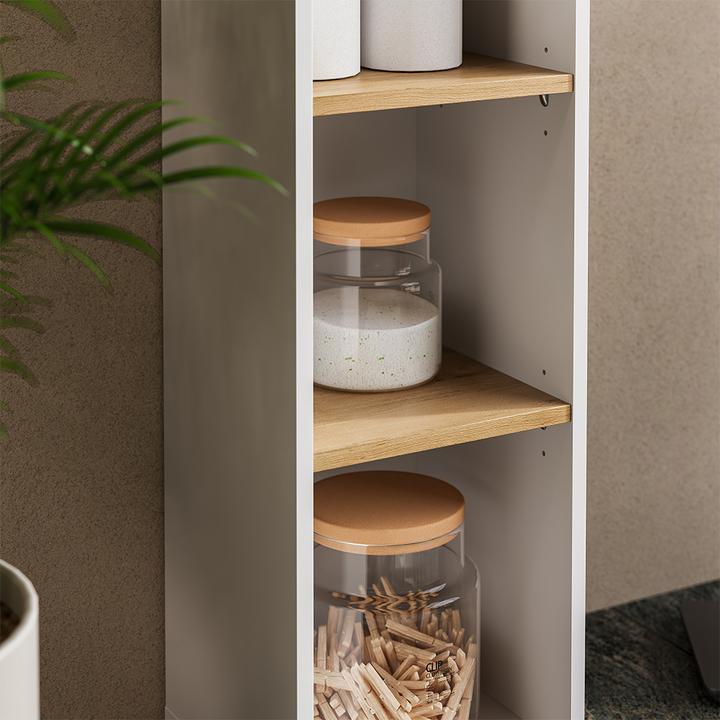 Produktbild Vicco Hochregal Viktor, Weiss/Artisan, 30 x 188.6 cm (30 x 27.30 x 188.60 cm)