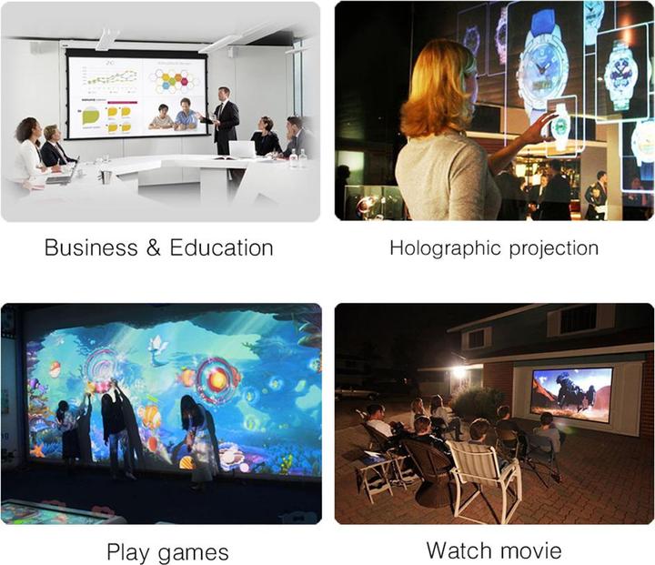 Image du produit Byintek K201 Projector (XGA, 3500 lm, 1.48 - 1.78:1)