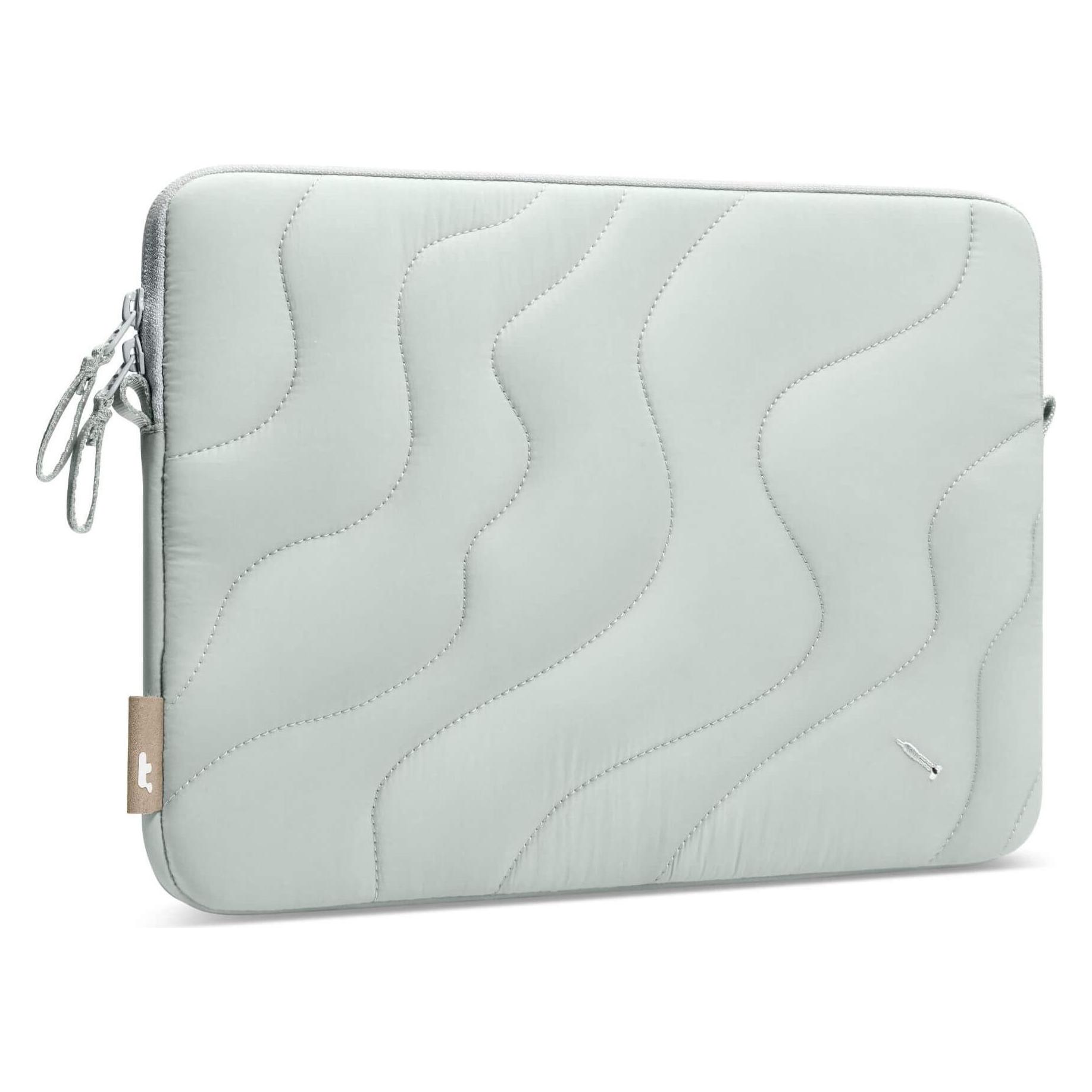 Tomtoc - Laptop Sleeve Terra (A27D2T1) - For 14 Inch Devices - Lakeshore (14", Apple, Universal), Notebooktasche, Grau