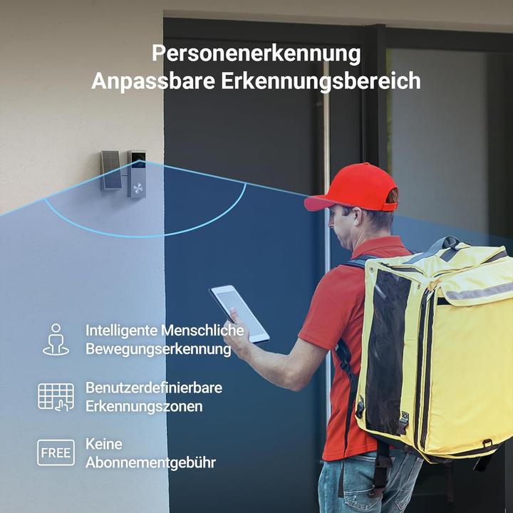 Produktbild EZVIZ Intelligente Video-Türklingel mit Solarpanel CP3 Pro (Kabellos, WLAN)
