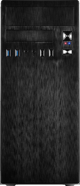 Actual product image Intertech Case ATX 2812 Business (ATX, Mini-ITX, mATX)