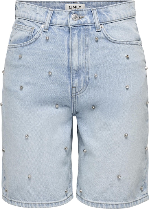 Only ONLHOPE Hohe Taille Locker geschnitten Jeans-Shorts Jeans-Shorts