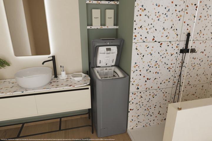 Actual product image Candy TCA283DR2-S (8 kg, Downwards)