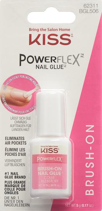 Image du produit KISS PowerFlex Brush-On (Ongles artificiels, Clear)