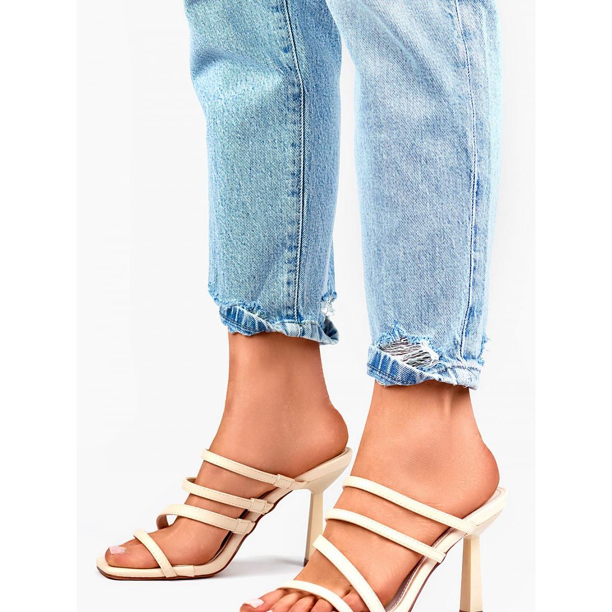 Primo, Damen, Flip-Flop, Pantoletten, Beige, (40)