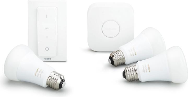 Produktbild Philips Hue White & Color Ambiance Starterset (E27, 10 W, 806 lm, 5 x, G)