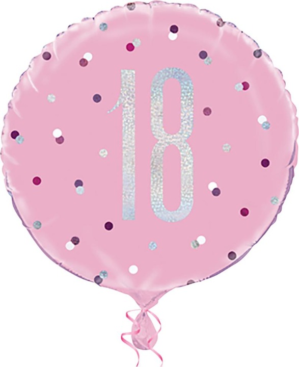 Immagine prodotto Unique Party Palloncini in foil prismatici con glitter