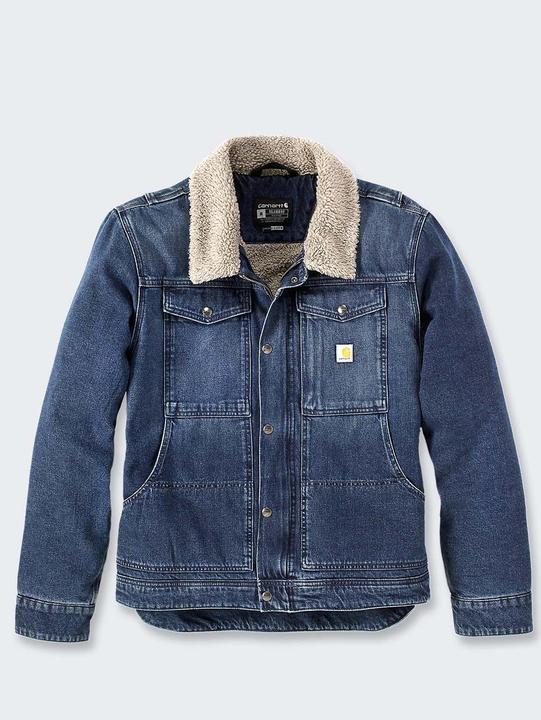 Carhartt Kurtka Jeansowa Denim Sherpa Beech (M)