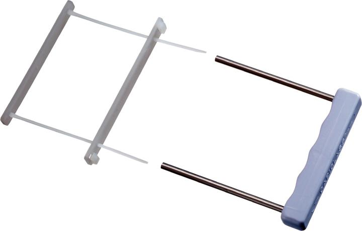 Actual product image Leitz Archive filing clip, colorless, two-part plastic, filling height: 60 mm, with cover rail