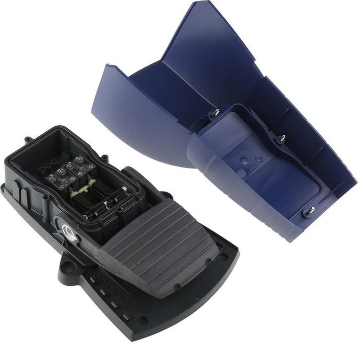 Produktbild Schneider Electric Fussschalter 2Ö+2S blau einstufig