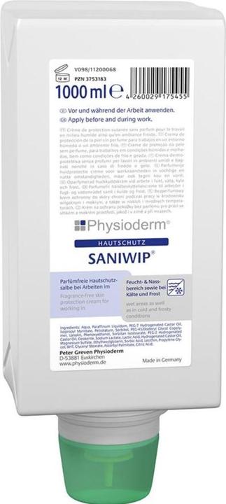 PGP Physioderm Hautschutzcreme Saniwip 1000 ml Creme (1000 ml)