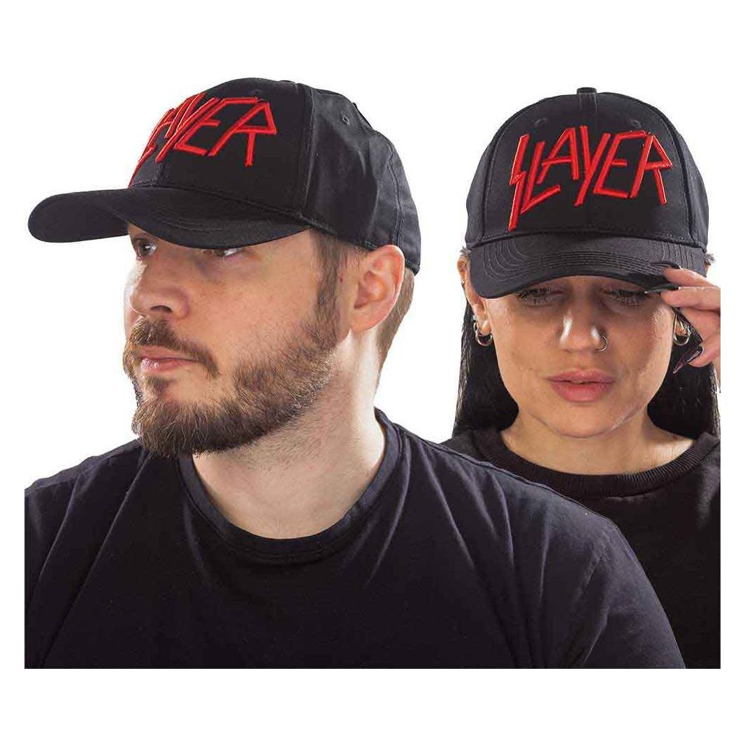 Slayer, Kappen, Logo Bl B, Zwart