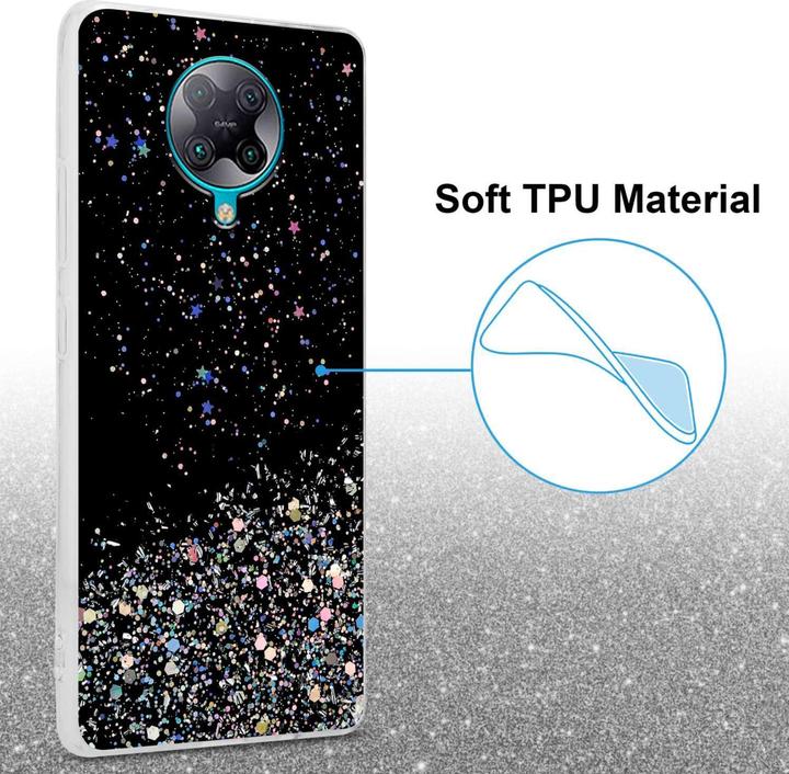 Actual product image Cadorabo Bumper Case for Xiaomi POCO F2 PRO TPU funkelnder Glitter (Xiaomi Poco F2 Pro)