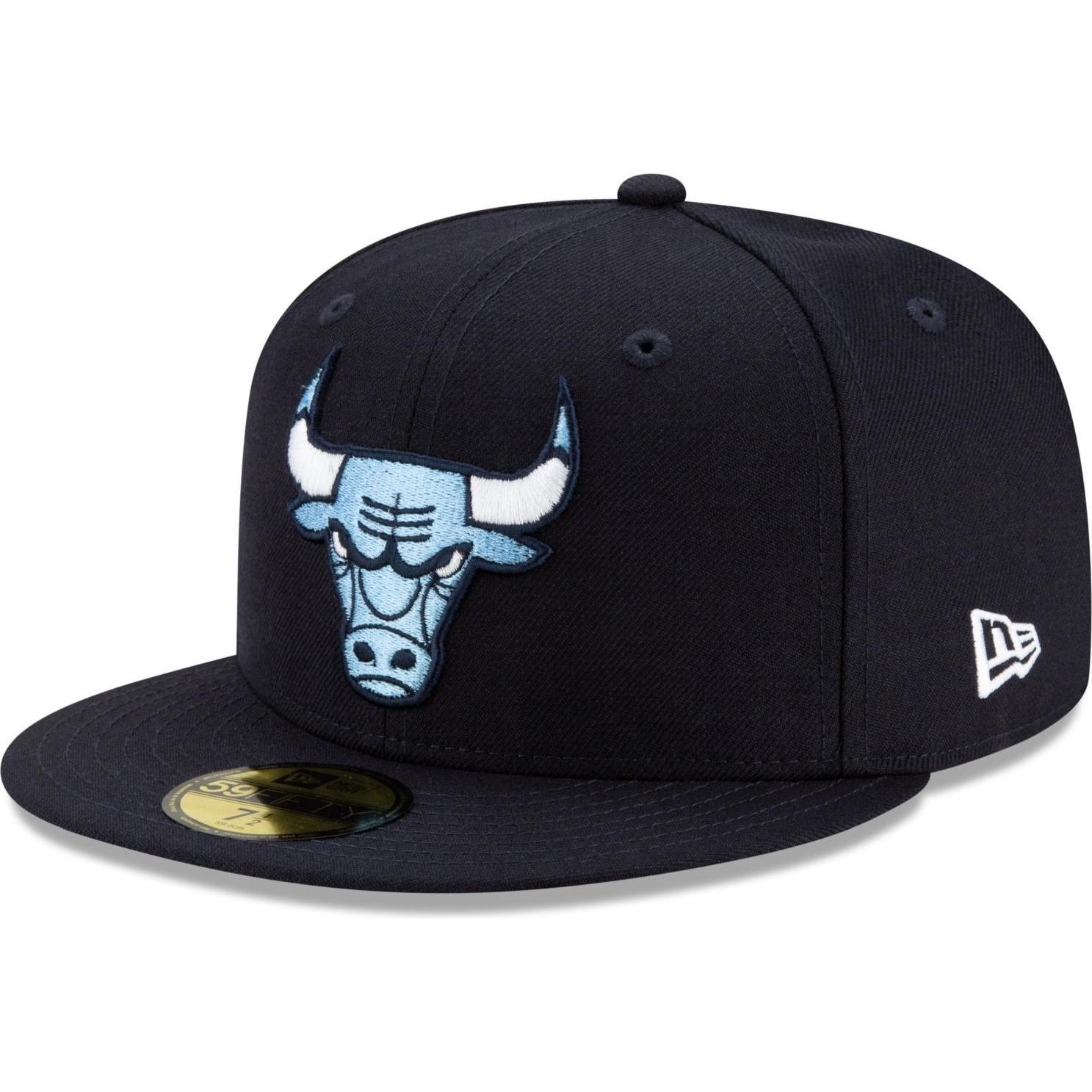 New Era, Herren, Cap, 59Fifty Fitted Cap - LIFESTYLE Chicago Bulls - 7 1/4, Blau, (7 1/4)